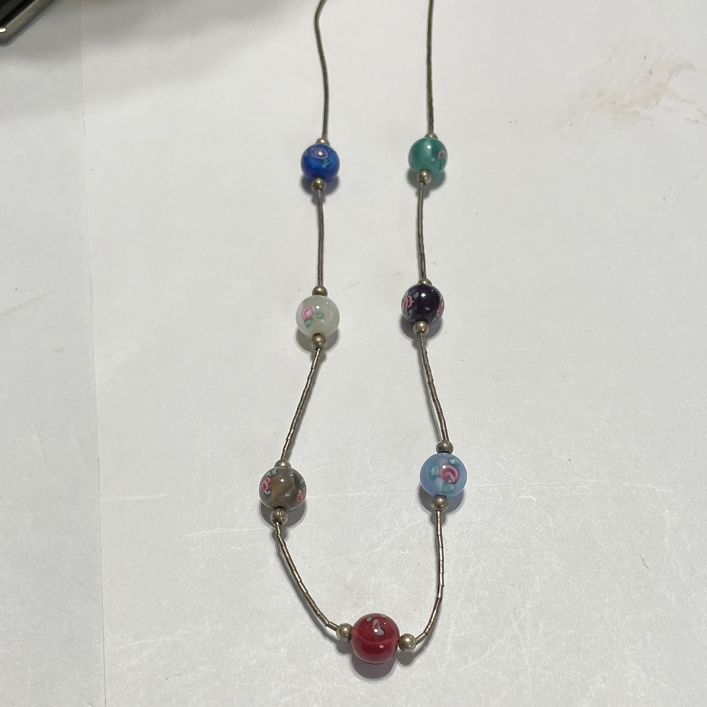 Jordan Multicolor Beaded Necklace